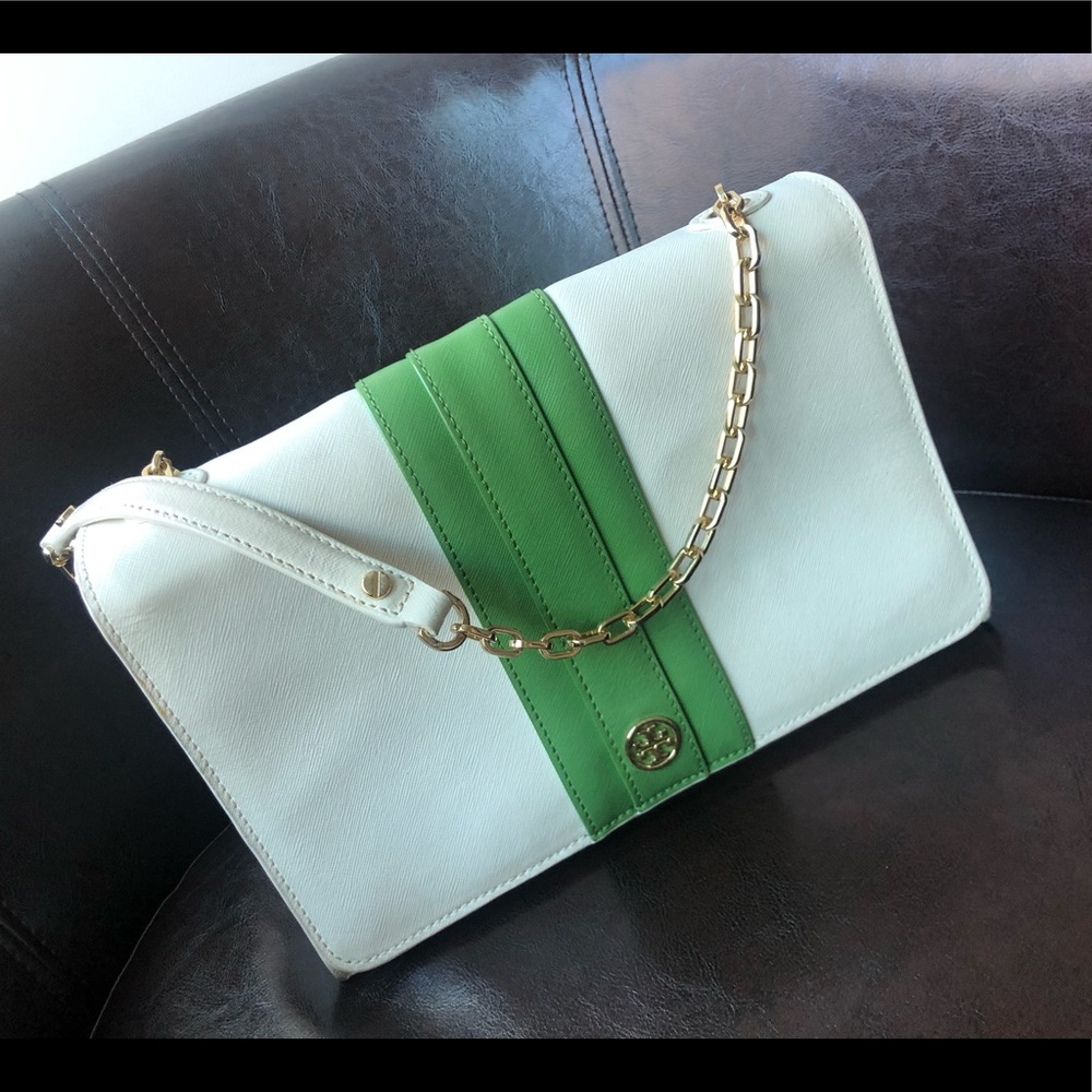 [SOLD] Tory Burch Leather Satchel Handbag